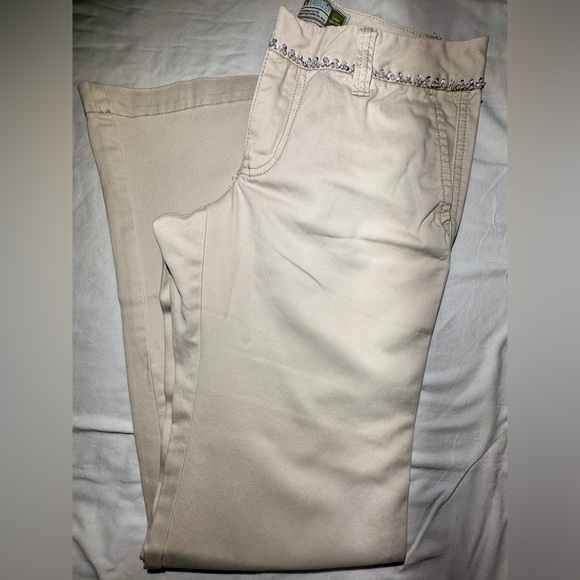 Old Navy Women’s Low Rise Khaki Boyfriend Pants Jeans Size 0 - Picture 6 of 8